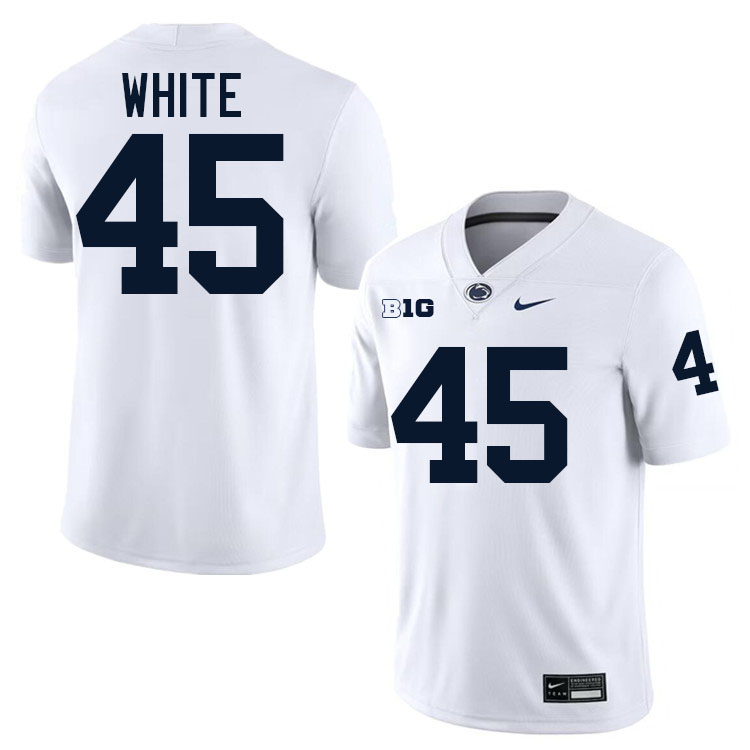 Enai White Penn State Jersey,PSU Nittany Lions #45 Enai White Football Uniforms-White Enai White Penn State Jersey,PSU Nittany Lions #45 Enai White Football Uniforms-White